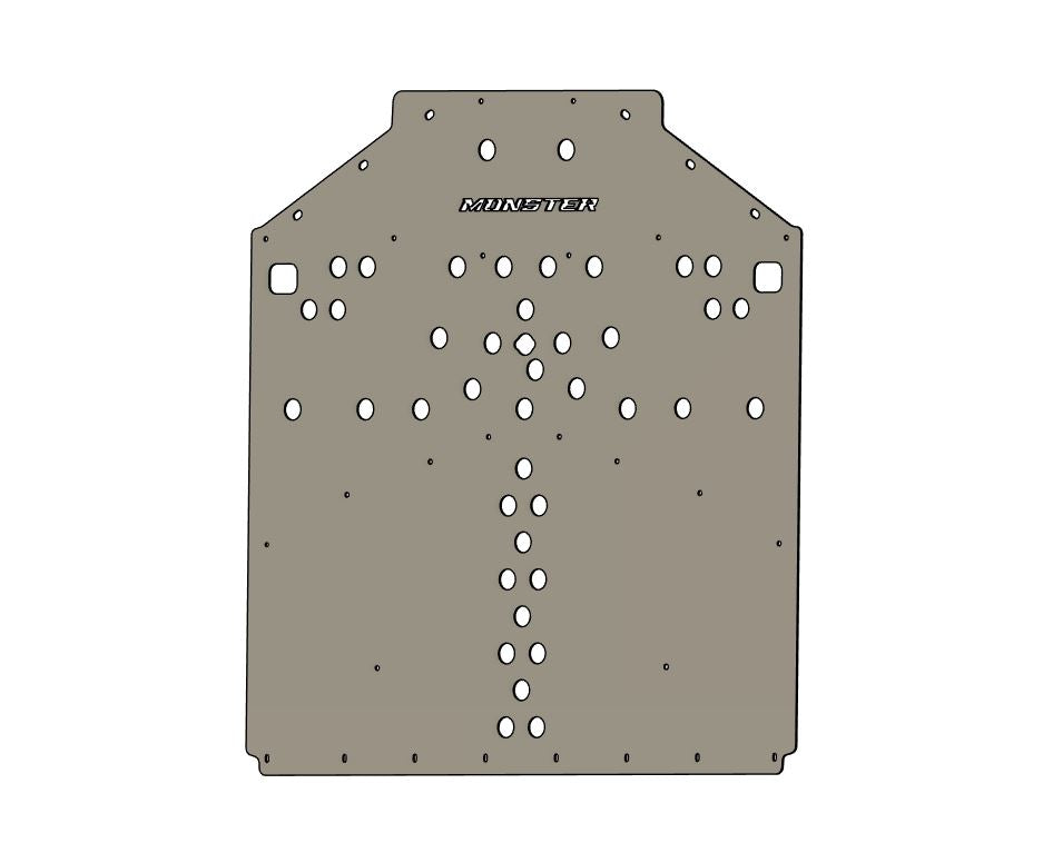MONSTER MAVERICK R FRONT SKID PLATE