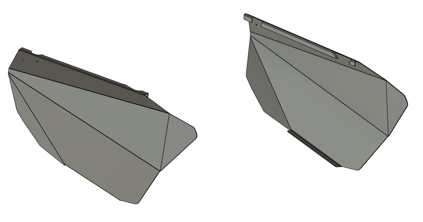 MONSTER MAVERICK R ALUMINIUM DOOR SKINS