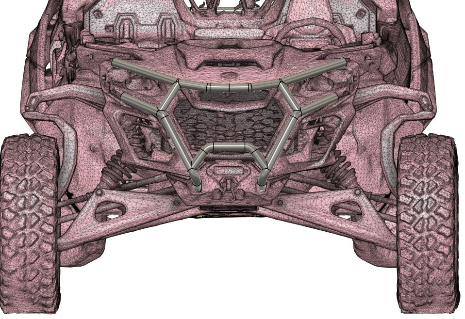 MONSTER MAVERICK R FRONT BAR