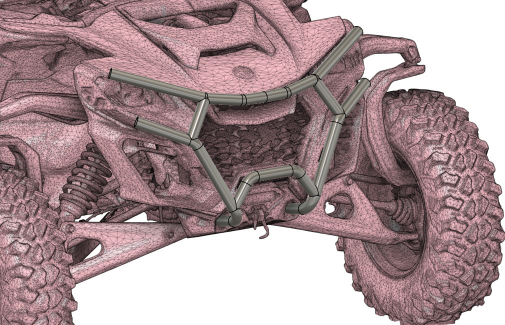 MONSTER MAVERICK R FRONT BAR