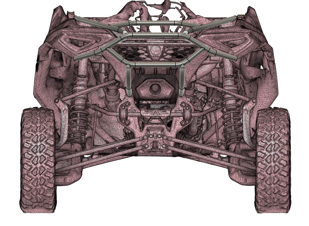 MONSTER MAVERICK R REAR BAR