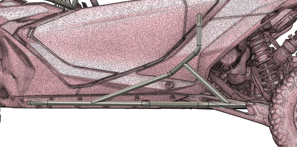 MONSTER MAVERICK R RACE SPEC NERF BARS