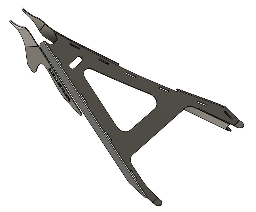 MONSTER MAVERICK R FRONT LOWER CONTROL ARM BRACING