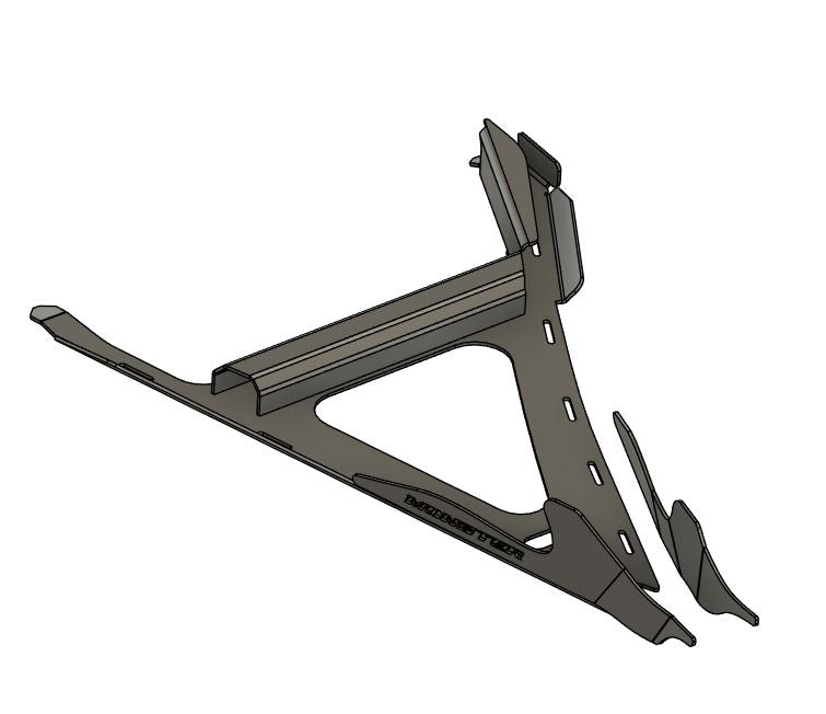MONSTER MAVERICK R FRONT LOWER CONTROL ARM BRACING