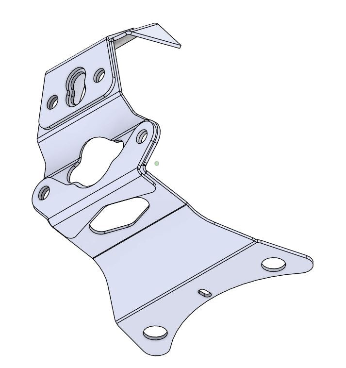 MONSTER MAVERICK R RACE SPEC REAR RADIUS ROD WELD IN PULL PLATE