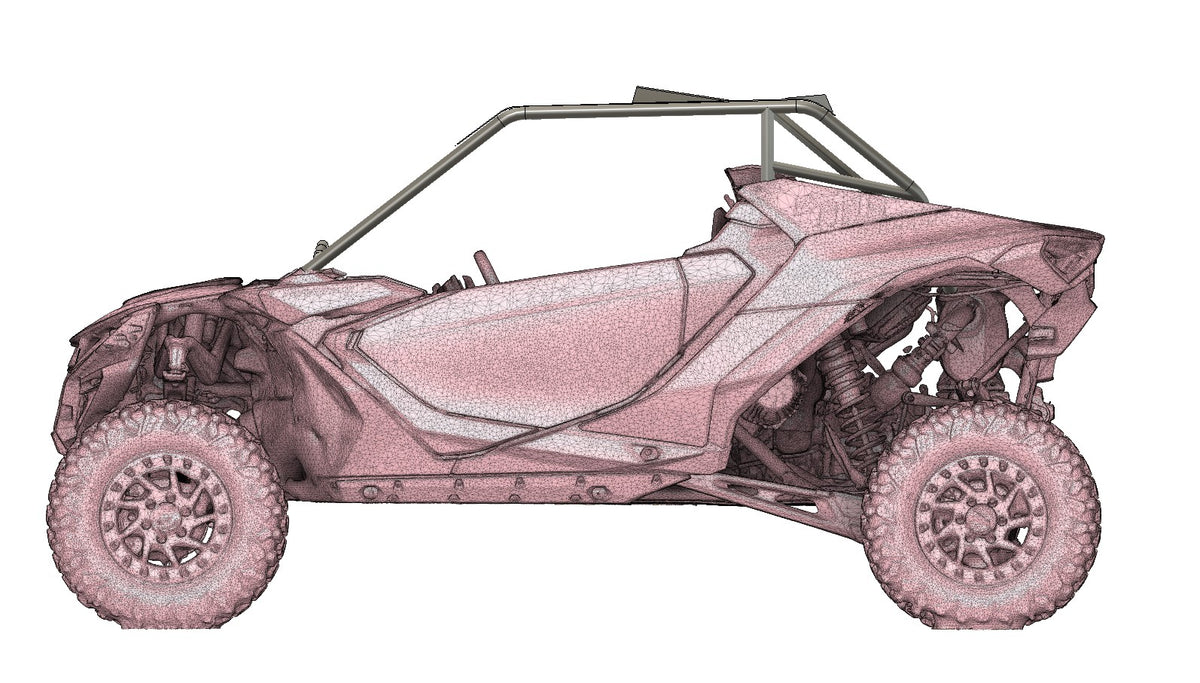 MONSTER MAVERICK R RECREATIONAL SPEC CAGE (FLAT ROOF)