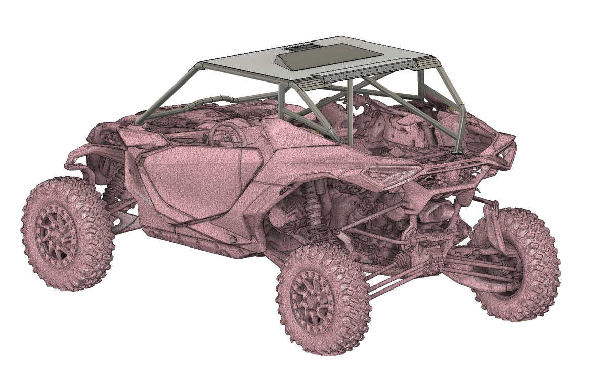 MONSTER MAVERICK R RECREATIONAL SPEC CAGE (FLAT ROOF)