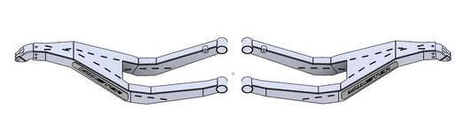 MONSTER MAVERICK R RACE SPEC FRONT UPPER CONTROL ARMS