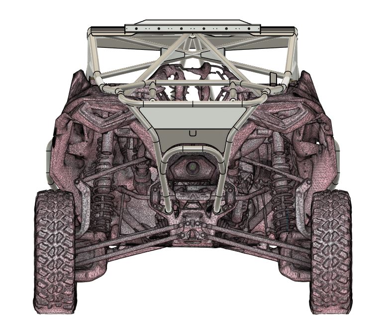 MONSTER MAVERICK R RACE SPEC CAGE (FLAT ROOF)